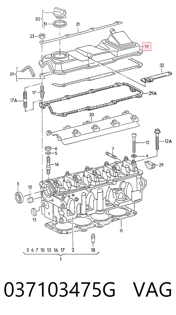 Tapa de balancines Volkswagen Golf III