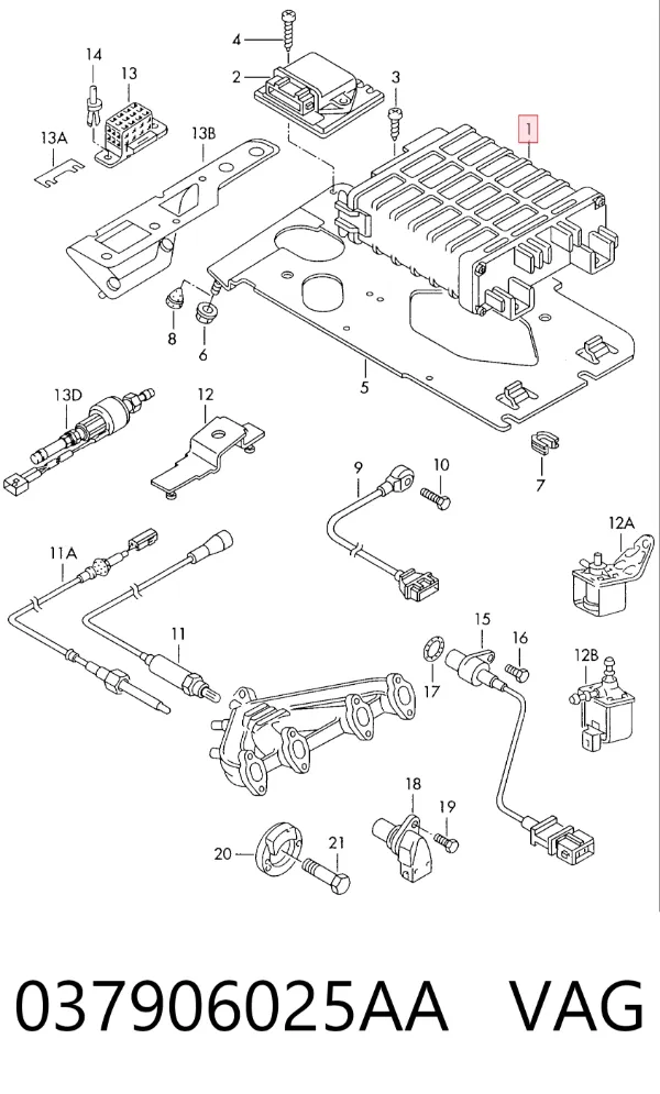 ECU 037906025AA VAG