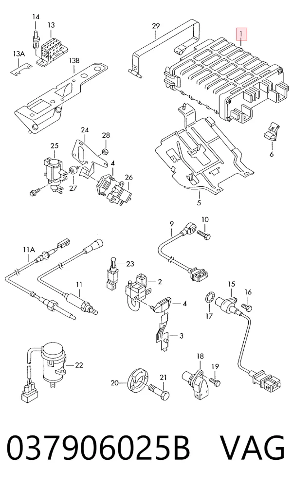 ECU 037906025B VAG
