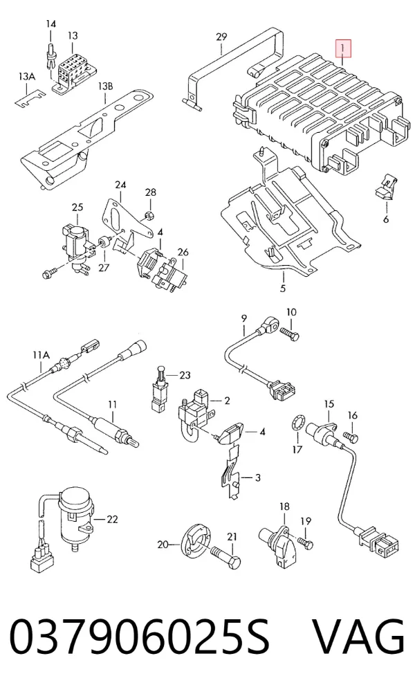 ECU 037906025S VAG