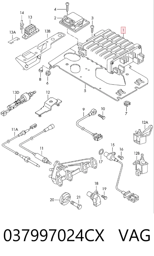 ECU 037997024CX VAG