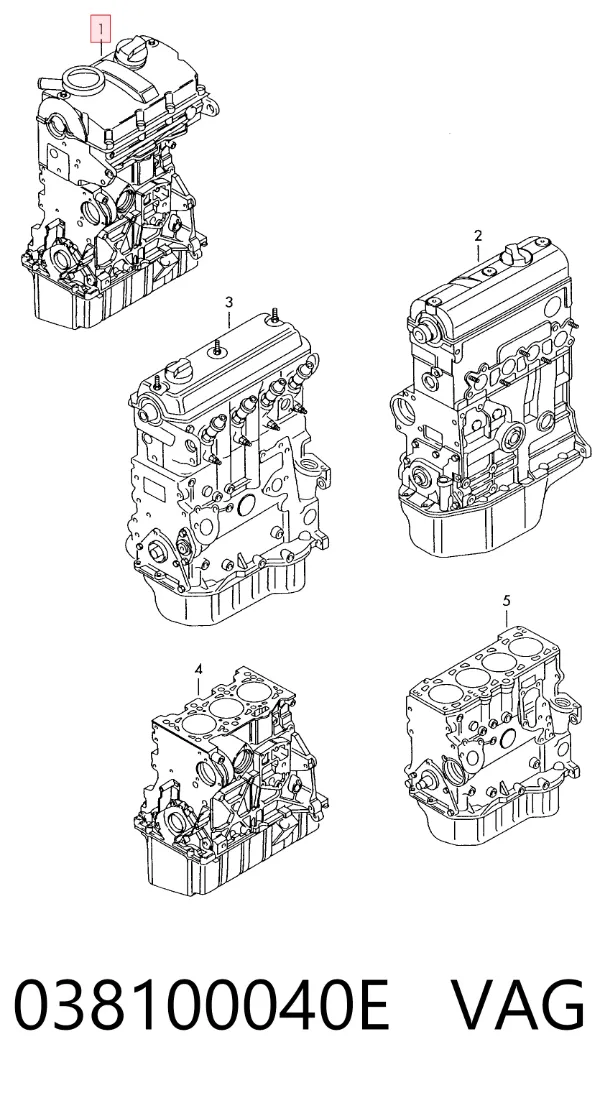 Motor completo Skoda Octavia I A4