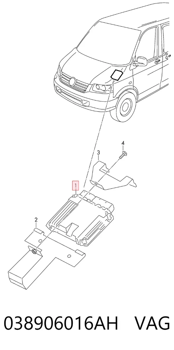 ECU Volkswagen Multivan T5