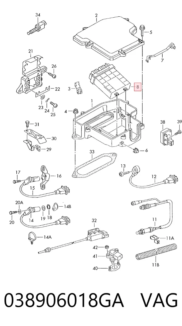 ECU 038906018GA VAG