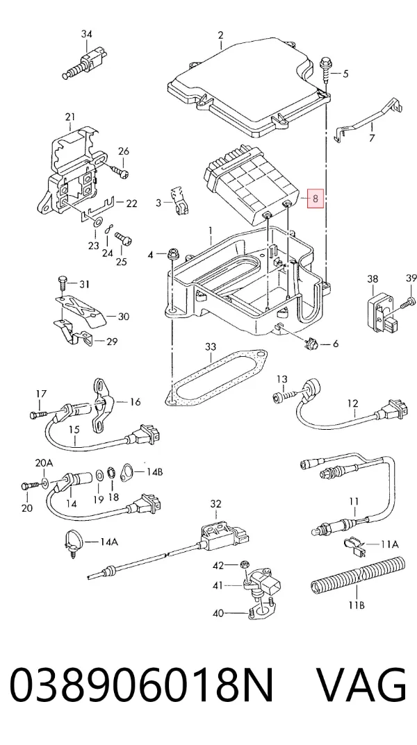 ECU 038906018N VAG
