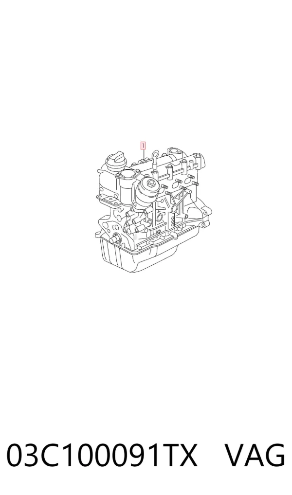 Motor completo 03C100091TX VAG