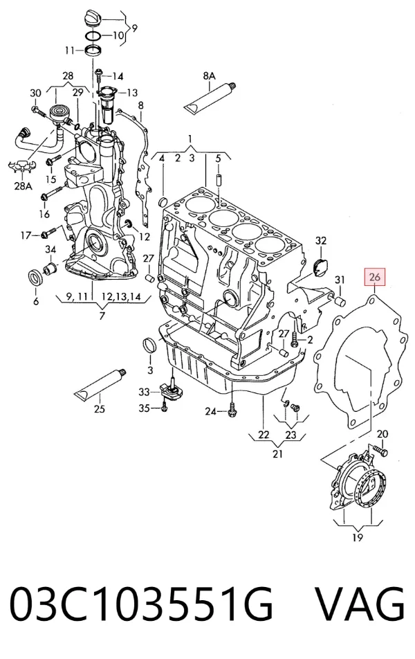  03C103551G VAG