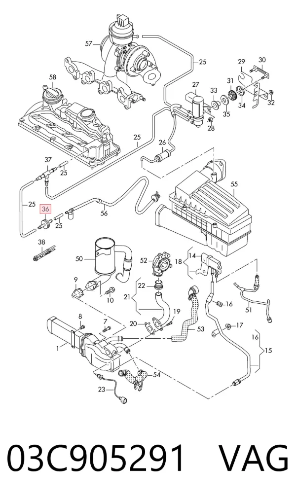  03C905291 VAG