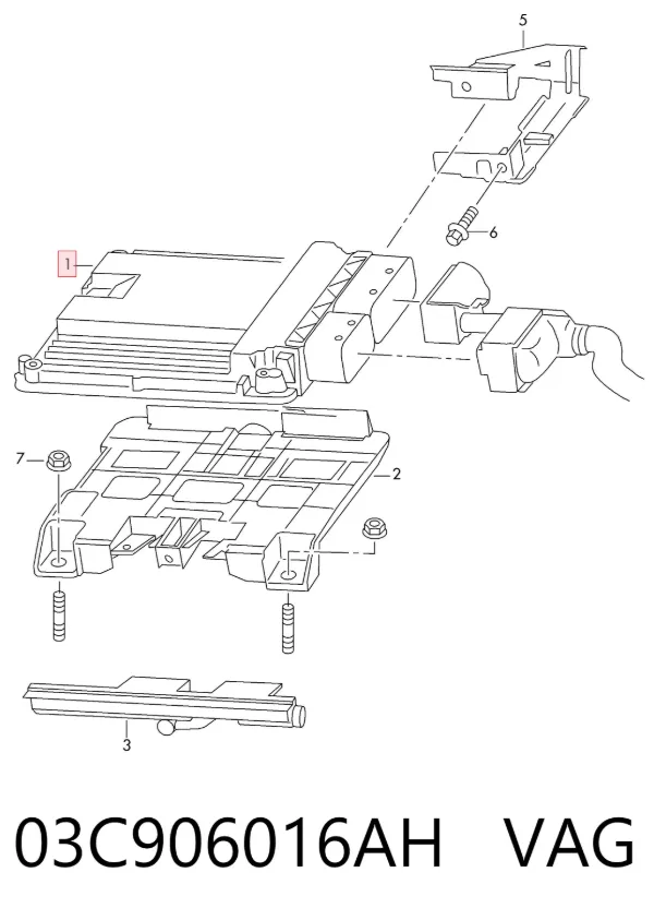 ECU 03C906016AH VAG