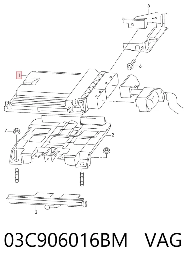 ECU 03C906016BM VAG