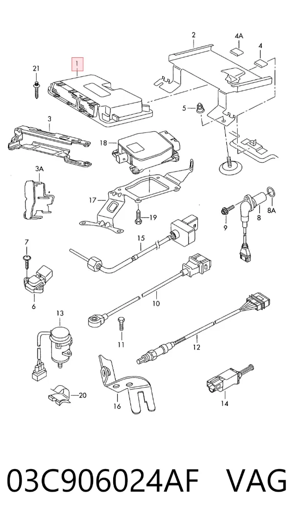 ECU 03C906024AF VAG
