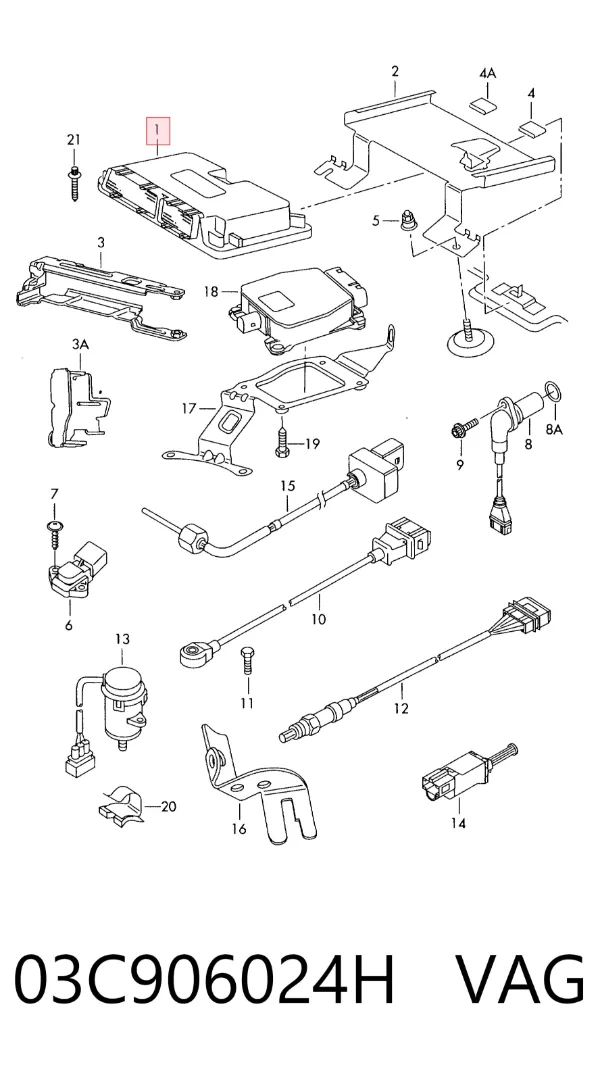 ECU 03C906024H VAG