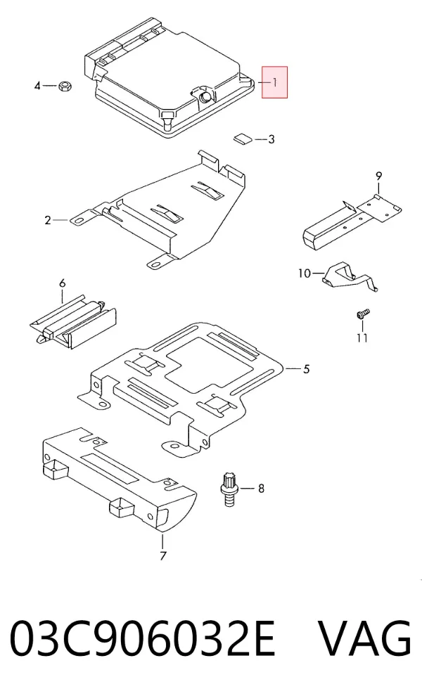 ECU 03C906032E VAG