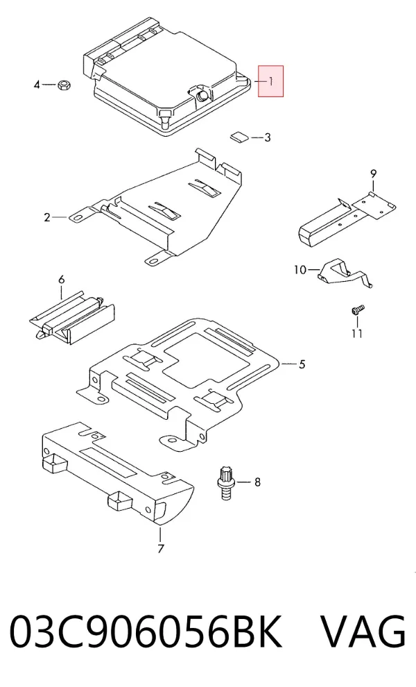 ECU 03C906056BK VAG