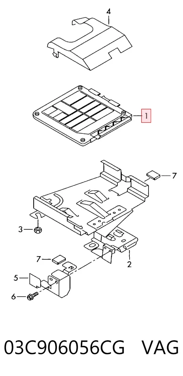 ECU 03C906056CG VAG