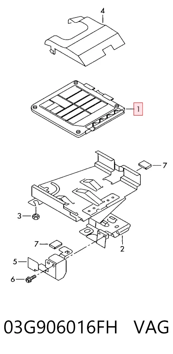 ECU 03G906016FH VAG