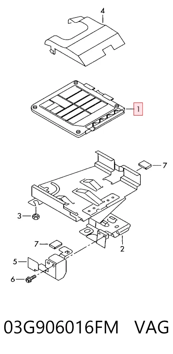 ECU 03G906016FM VAG