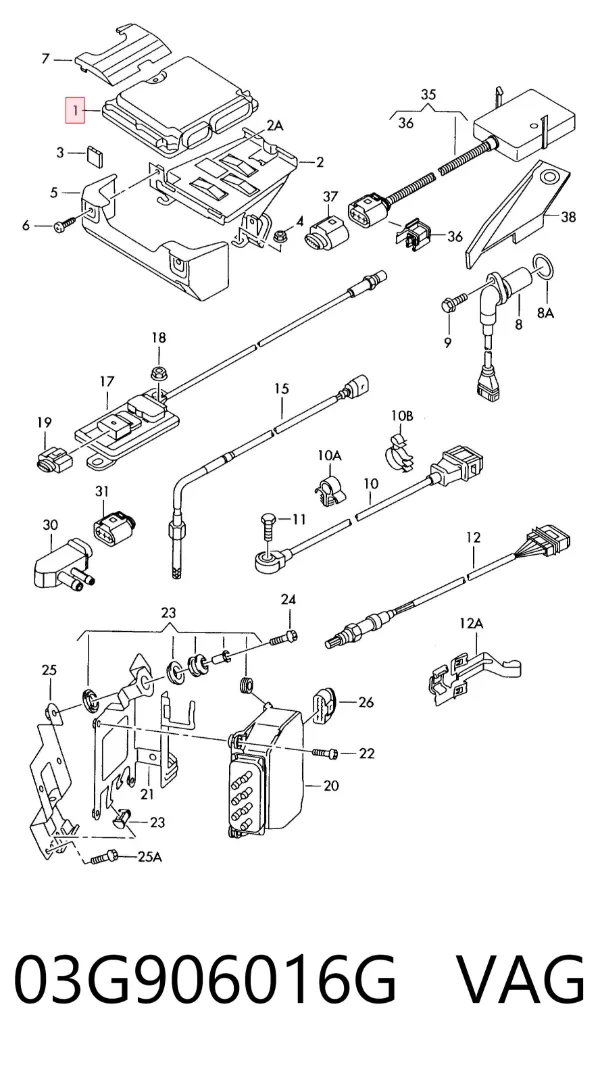 ECU 03G906016G VAG