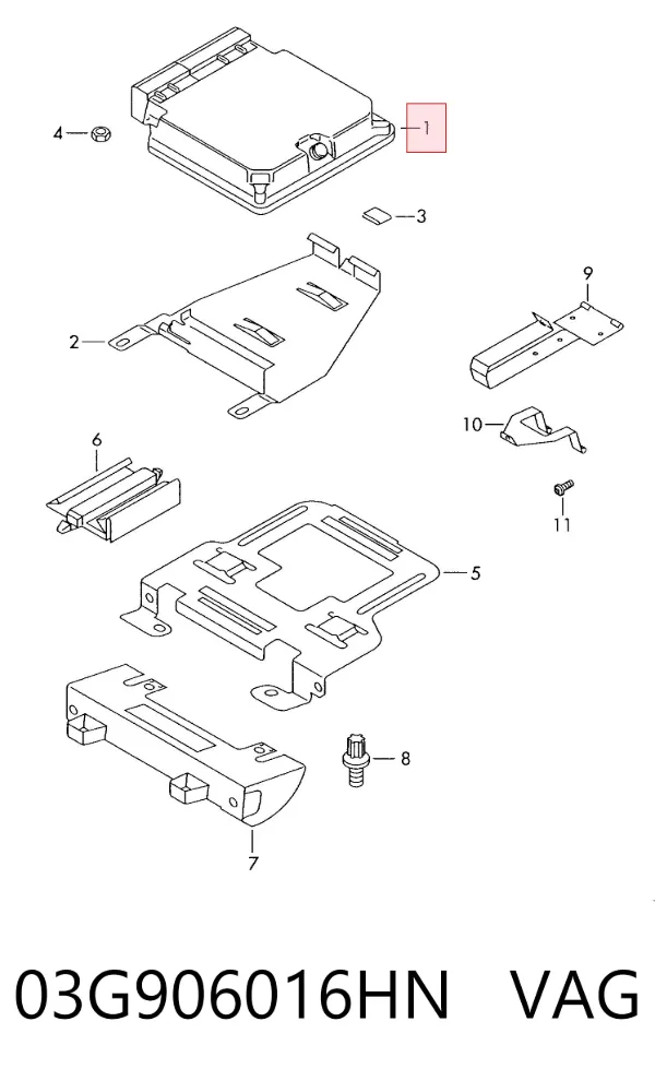 ECU 03G906016HN VAG