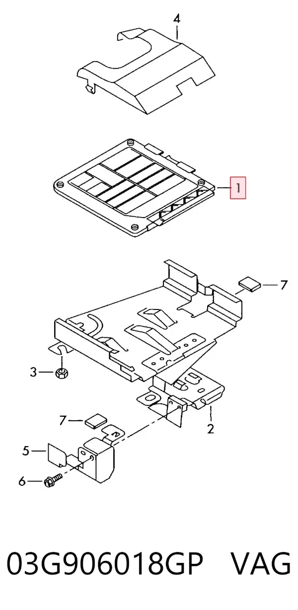ECU 03G906018GP VAG