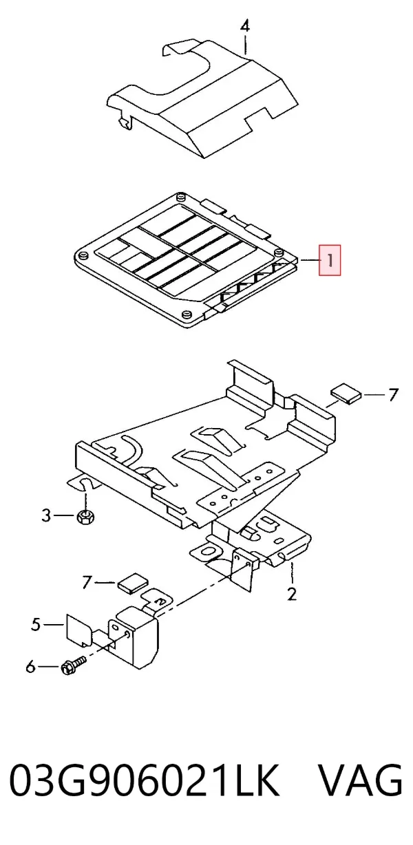 ECU 03G906021LK VAG