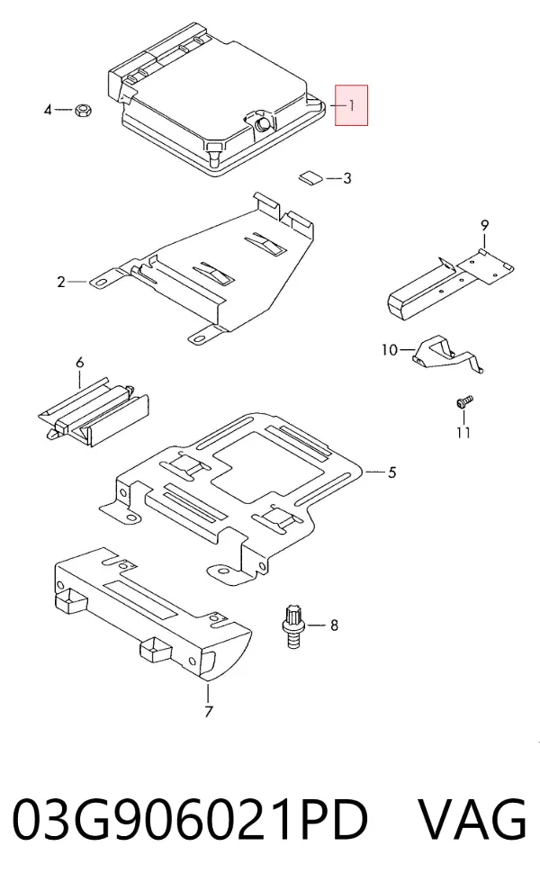 ECU 03G906021PD VAG