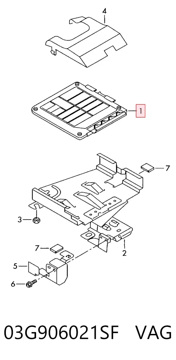 ECU 03G906021SF VAG