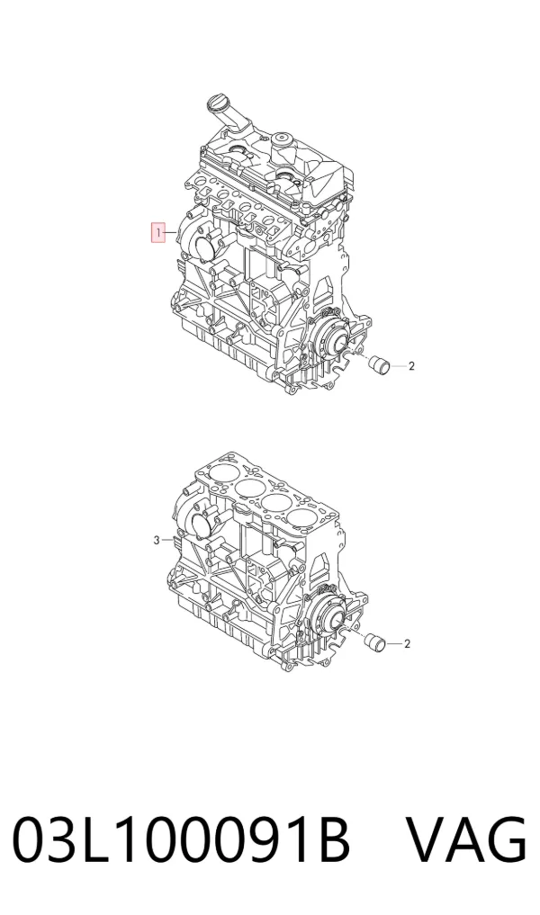 Motor completo 03L100091B VAG
