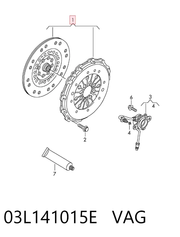 Embrague 03L141015E VAG