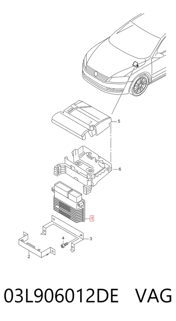ECU 03L906012DE VAG