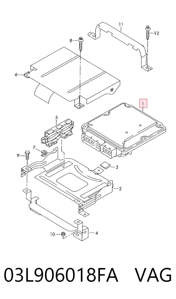 ECU 03L906018FA VAG