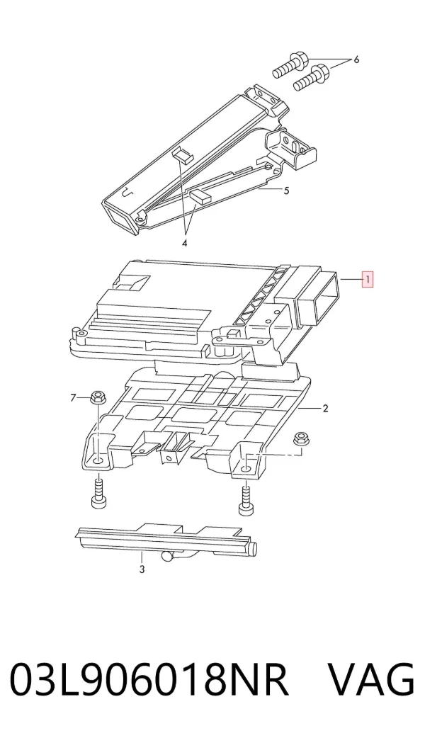 ECU 03L906018NR VAG