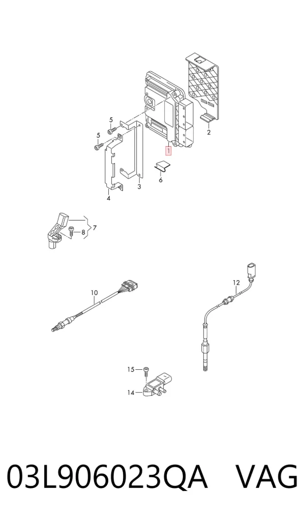 ECU 03L906023QA VAG