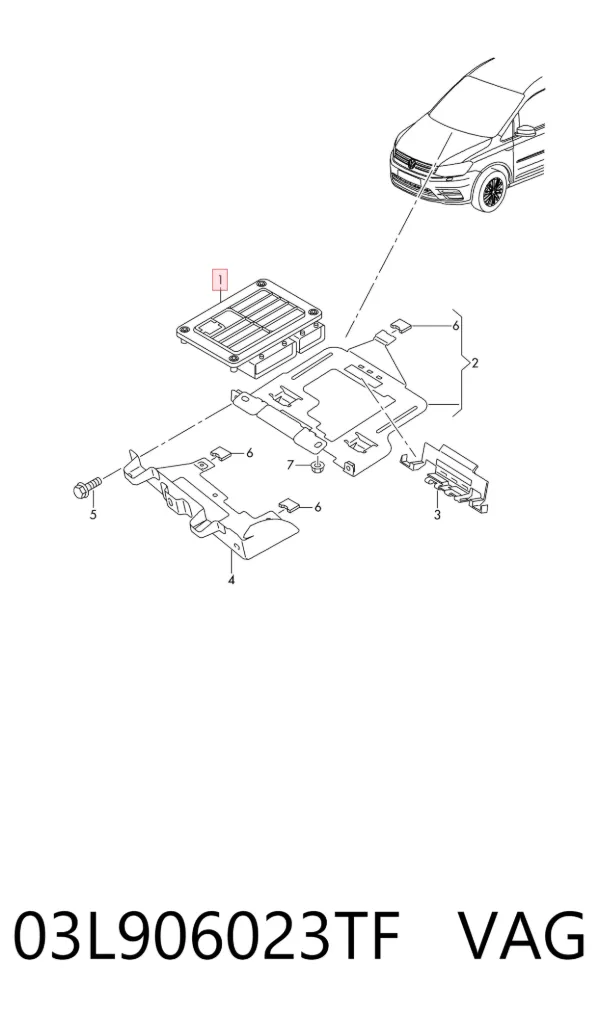 ECU 03L906023TF VAG
