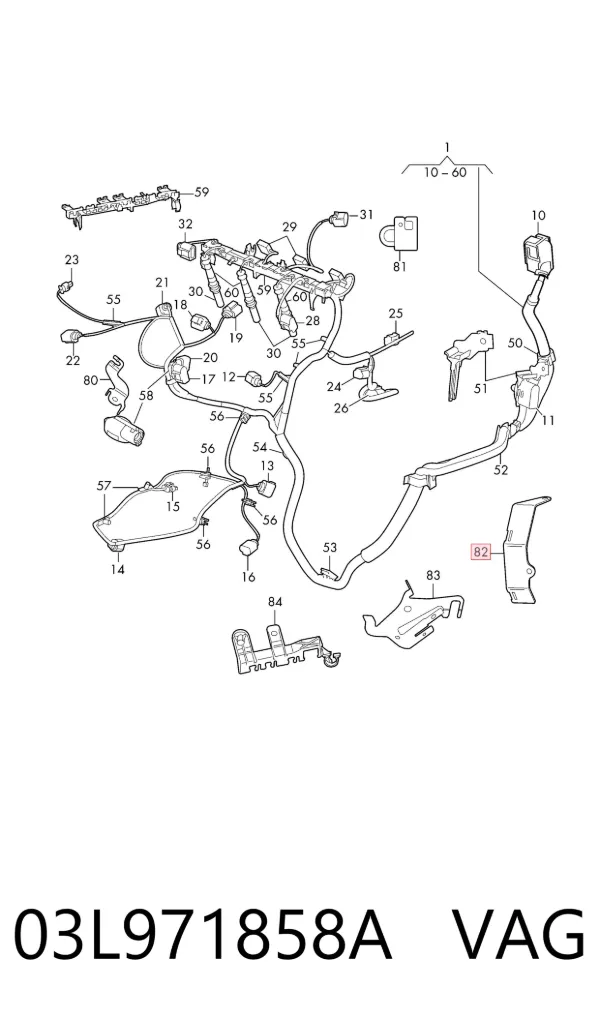 Turbocompresor 03L971858A VAG