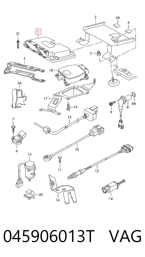 ECU 045906013T VAG