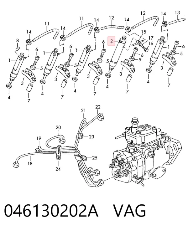 Inyector 0432193856 Bosch