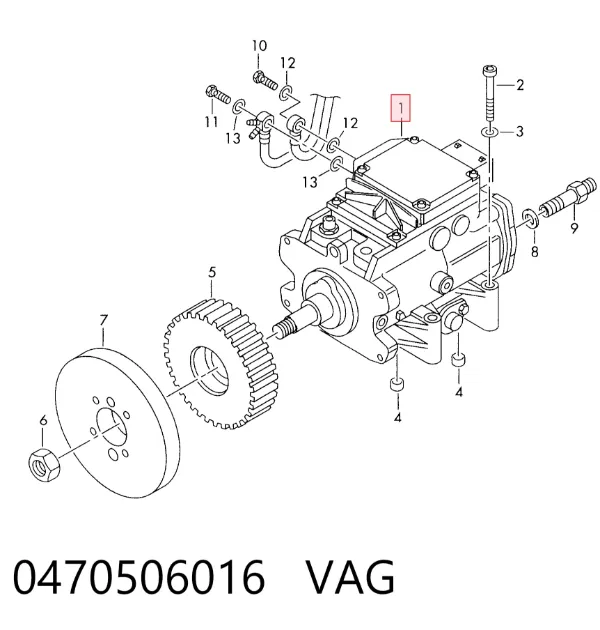 Bomba inyectora 0470506016 VAG