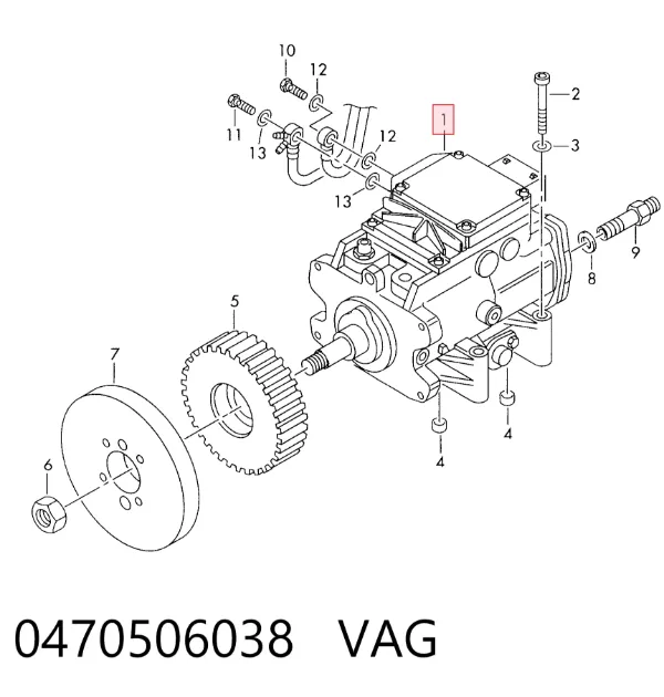 Bomba inyectora 0470506038 VAG