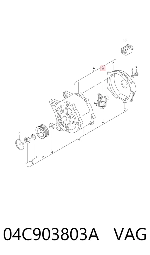 Regulador 04C903803A VAG