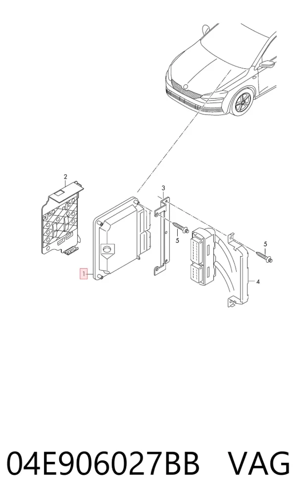 ECU 04E906027BB VAG