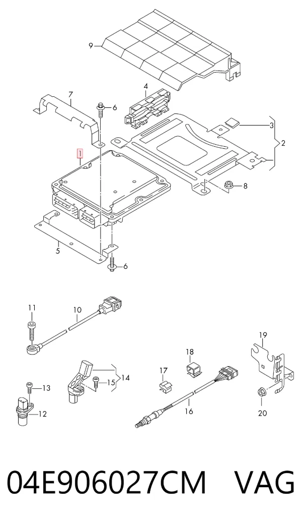 ECU 04E906027CM VAG