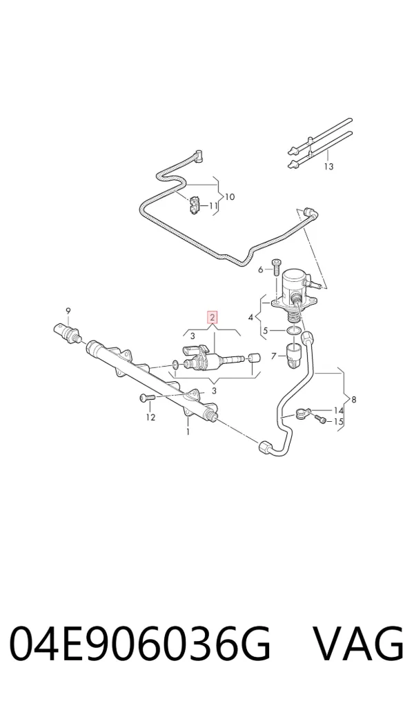 Inyector 04E906036G VAG