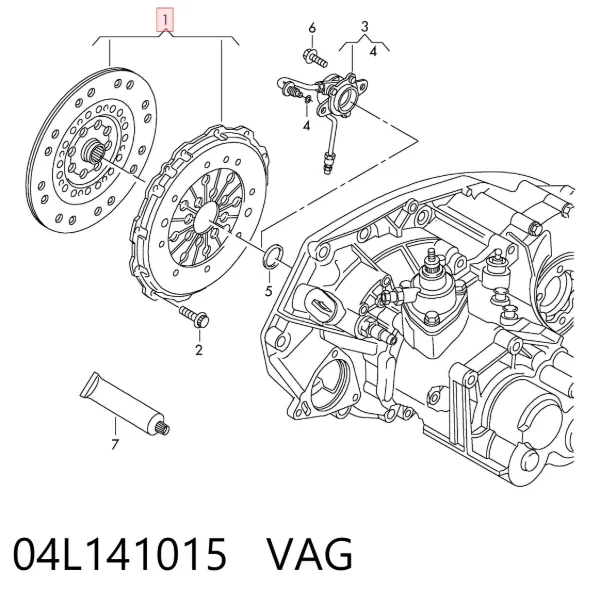 Embrague 04L141015 VAG