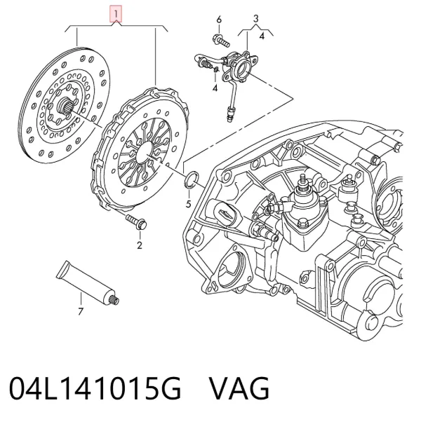 Embrague 04L141015G VAG