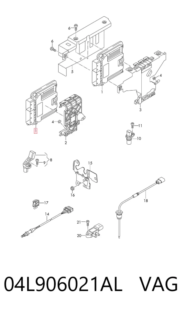 ECU 04L906021AL VAG