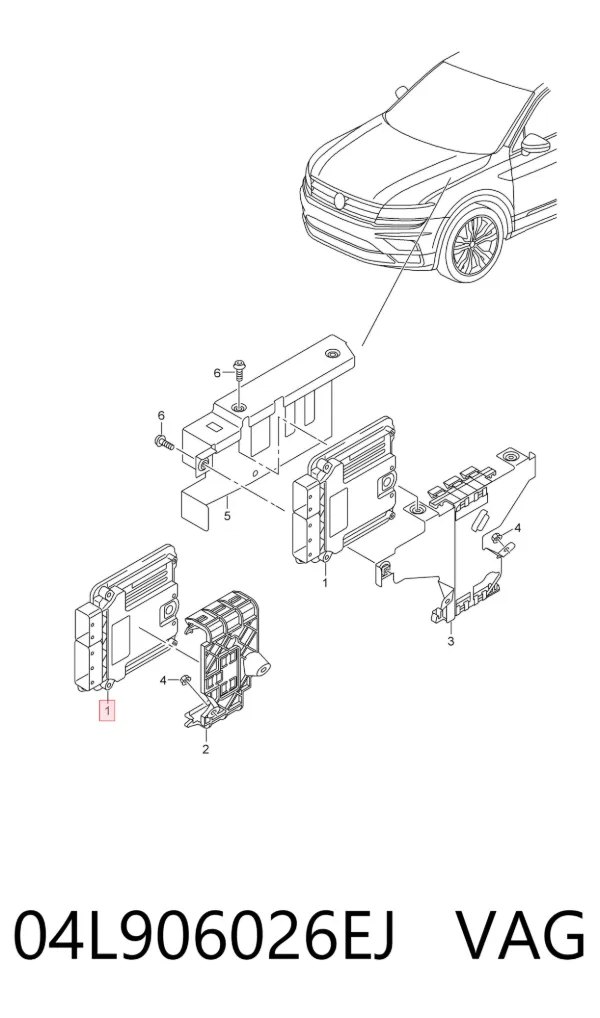 ECU 04L906026EJ VAG