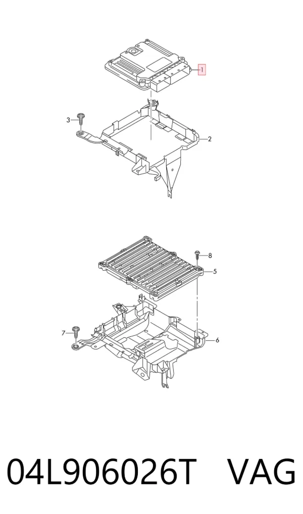 ECU 04L906026T VAG
