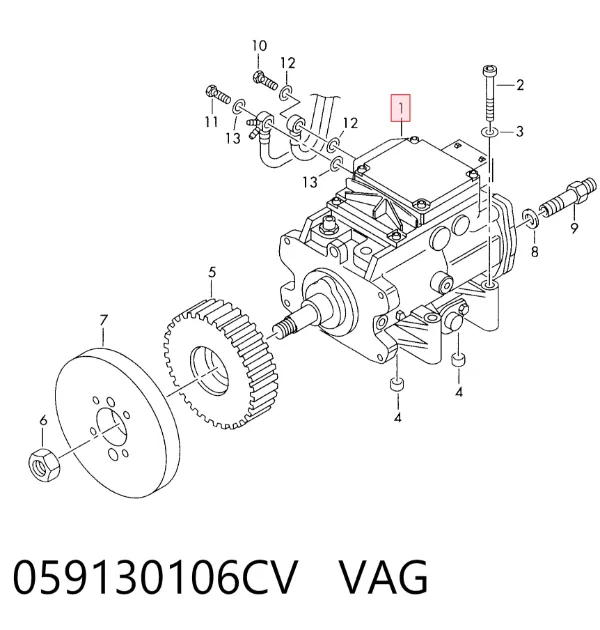 Bomba inyectora 059130106CV VAG