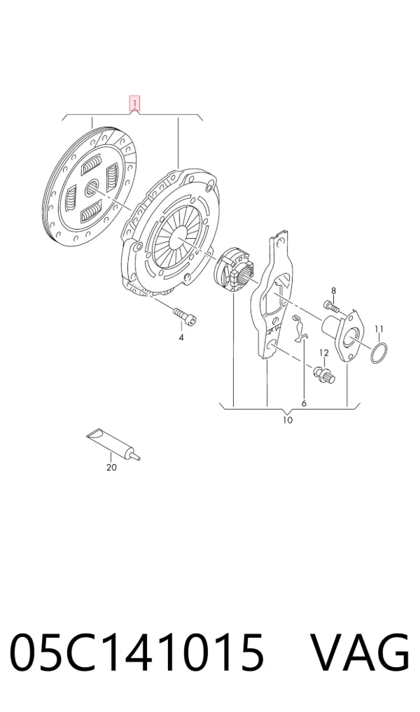 Embrague 05C141015 VAG